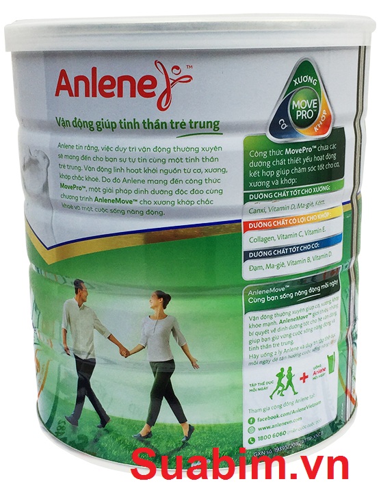 Sữa Anlene Gold 800g dinh dưỡng cho sức khỏe vận động